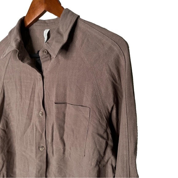 Gentle Fawn Size XS Indiana Sparrow Brown Button Down Long Sleeve Top NEW - Picture 4 of 7